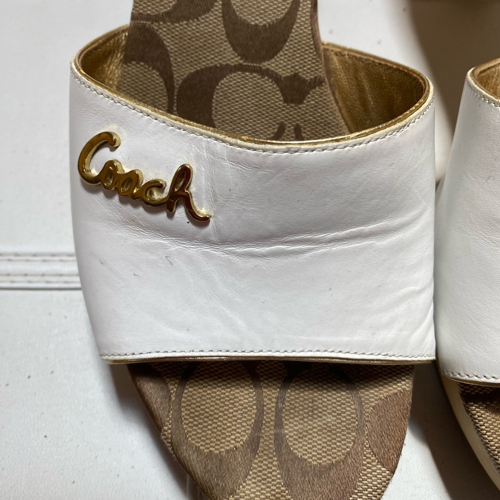 Coach sandals white - Picture 6 of 10